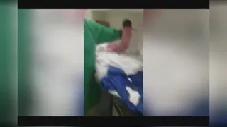 نوزاد هندی که بعد از بدنیا امدن راه میرود