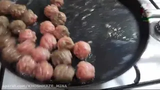 قیمه با گوشت قلقلی