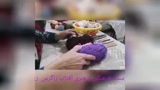 آموزش رایگان گلیم بافی جلسه ی اول