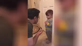 دعوای با مزه پدر با کودک