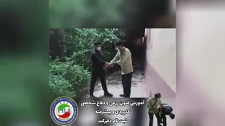 دفاع چاقو . خلع سلاح. استاد اولیایی