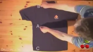 تا کردن لباس