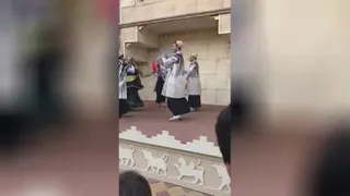 پرچم بختیاری در اروپا بالاست