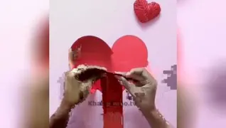 اموزش جعبه کادویی قلب