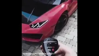 تغییر رنگ لامبورگینی توسط یک سوئیچ