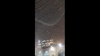 بارش برف حرم امام رضا