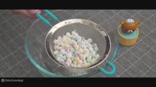 آموزش درست کردن چای تاپیوکای میوه و شیر آسمان آبی!