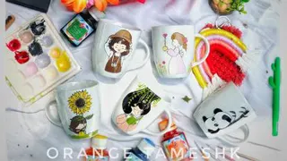 ویترای روی ماگ ، شیشه ، ظروف