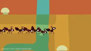 کار تیمی جالب مورچه ها