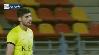 گل اول پرسپولیس به فولاد (رضا اسدی)