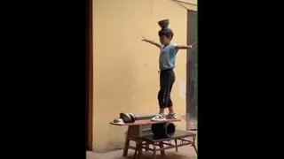 هنر نمایی پسر 10ساله
