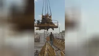 ویدیویی کوتاه ازخدمات پیاده نصب تاورکرین و آسانسور کارگاهی
