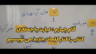 مراحل روانخوانی درس ( مثل خورشید )