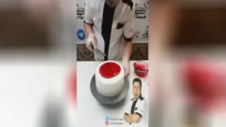 روکش نهایی کیک مرحله3