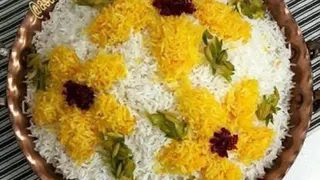 تزیین پلو مجلسی