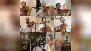 اجرای متفاوت و جمعی لب دریا بسیار زیبا
