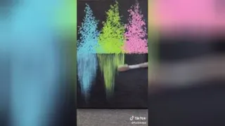 آموزش تابلو نقاشی آسان و شیک