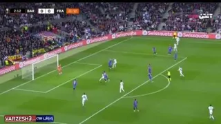 لیگ اروپا بازی بارسلونا فرانکفورت