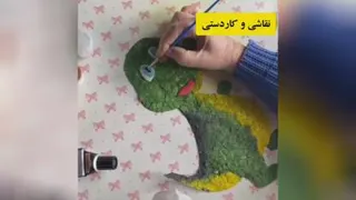 کاردستی با پوست تخم مرغ