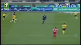 حرکت انفرادی و استثنایی امیری؛ گل سوم پرسپولیس توسط سیامک نعمتی در دقیقه 94 سپاه
