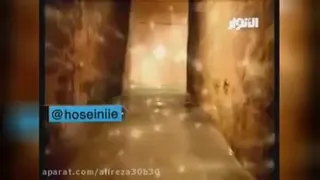 سر چشمه عجیب جای مشک حضرت عباس علیه السلام که در روز آشورا آب از جای مشک فوران م