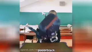 پریسا پور بلک در مدرسه ایرانی
