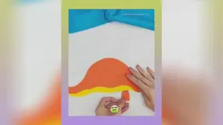 بیایین با هم یک قایق با کاغذ رنگی بسازیم😊👆