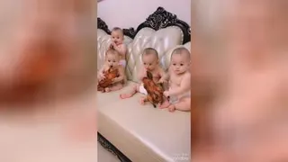 این کلیپ شاد از کودکان رو ببینید حالتون خوب بشه