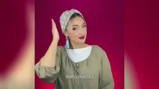 ایده درست کردن توربان با شال