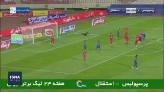 خلاصه بازی پرسپولیس استقلال (دربی)