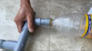 Great idea from pvc pipe and plastic bottles