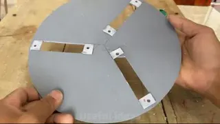 I simply trunned a pvc pipe into a vegetable cutter