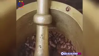 😍آموزشی درست کردن پودر قهوه با هسته خرما😍