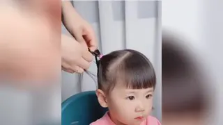 بستن مو بچگانه