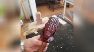 عصای طرح تمساح ایرانی بنام گاندو