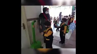 جشن بازگشایی مدرسه پسرانه