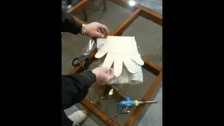 ساخت ساده دستکش یکبارمصرف