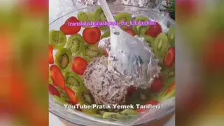 کیک میوه ای خوشمزه