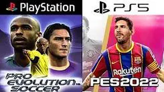 PES PlayStation تکامل از PS1 تا PS5