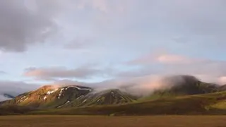 ویدیو خام آسمان و ابر و کوه برای ادیت