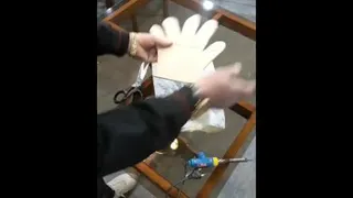 ساخت دستکش یکبار مصرف