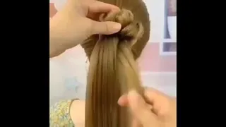 شنیون شیک و ساده