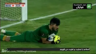 خلاصه بازی ایران سوریه مقدماتی جام جهانی قطر