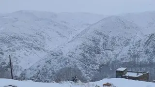 ❄️🥶❄️بارش برف در کلاته آهن❄️🥶