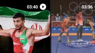 کشتی محمد رضا گرایی قهرمان مدال 🏅 المپیک ژاپن 2020از ایران