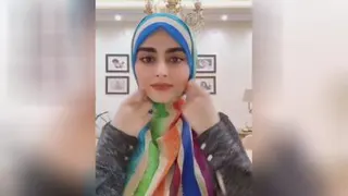 آموزش جدید/ بستن شال