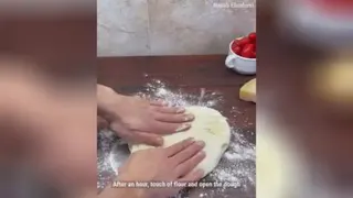 پیتزا اسفناج 🍕🍕🍕