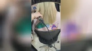 کراتین مو رنگ شده