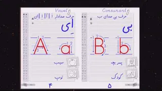الفبای انگلیسی و کتاب کار انگلیسی مبتدی (سریع و مختصر و مفید)