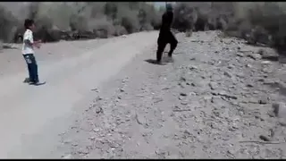 کلیپ دلخراش یه دیوونه